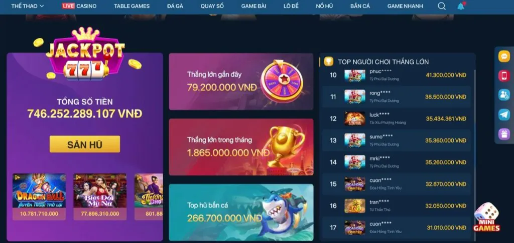 Các trò chơi hấp dẫn tại vn16 link mới